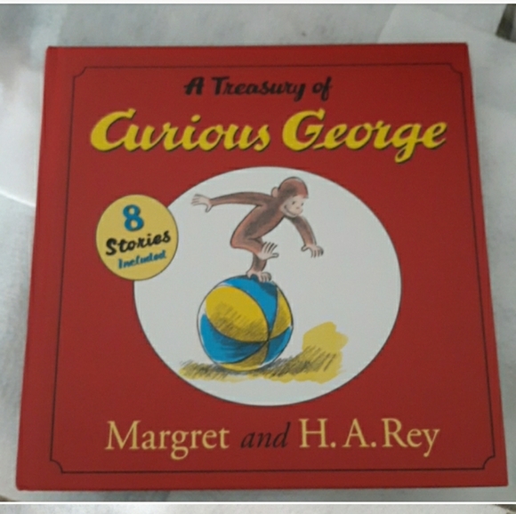 1 BOOK A TREASURY OF CURIOUS GEORGE. - Picture 1 of 2
